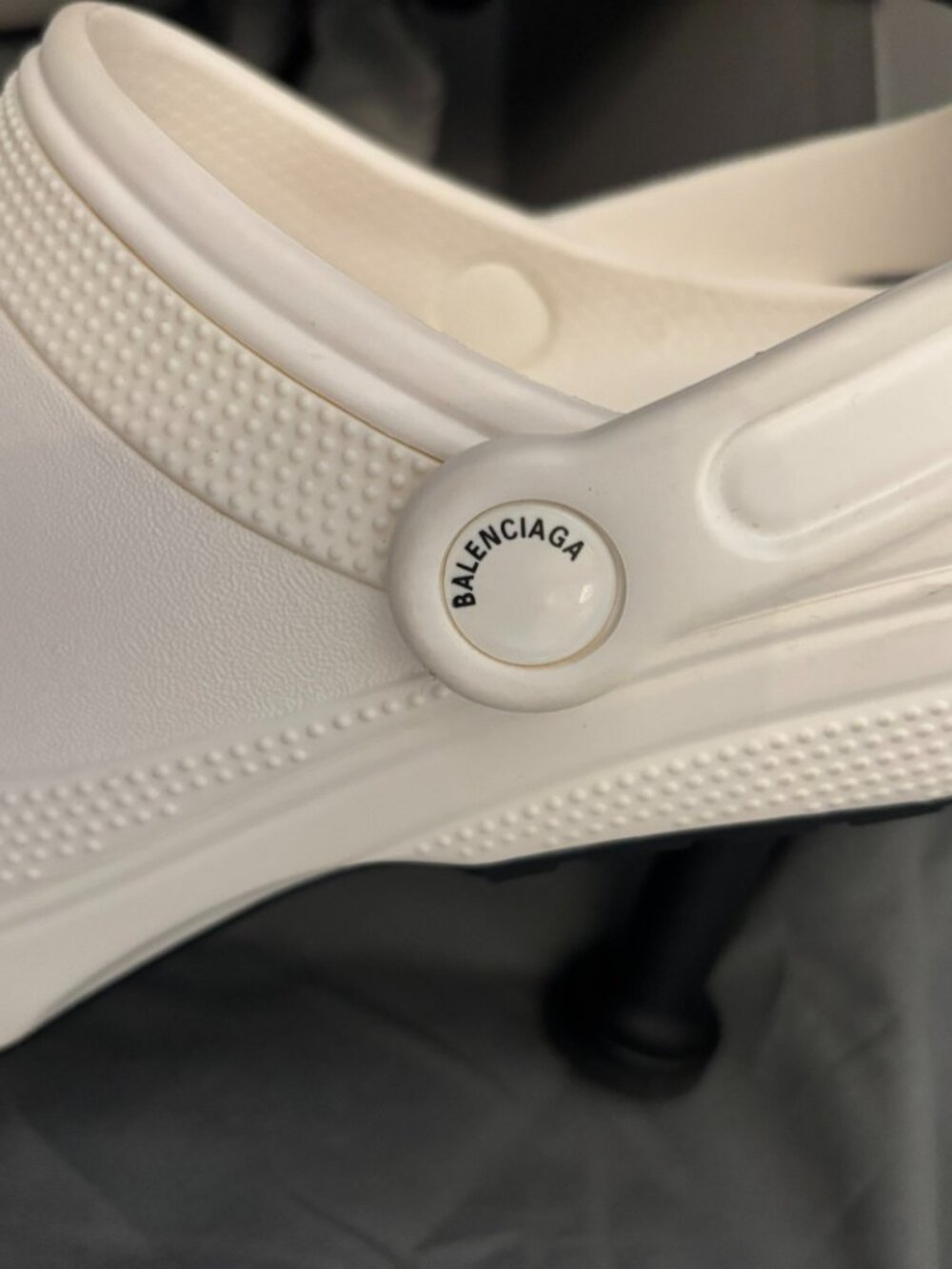 Balenciaga White Crocs Madame - Picture 2 of 6